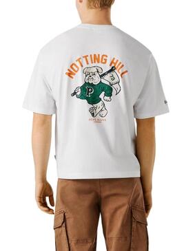 Camisa Pepe Jeans Gideon branca para homem