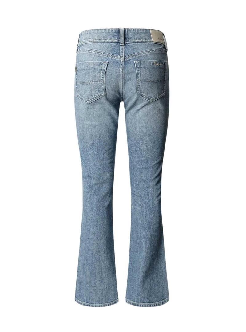 Calça jeans Pepe Jeans Piper azul para mulher