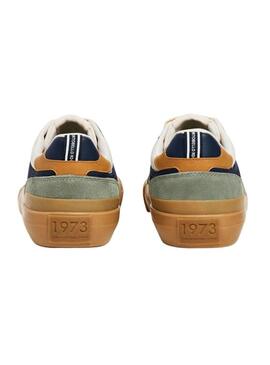 Sapatilhas Pepe Jeans Nolan Street verde para homem.