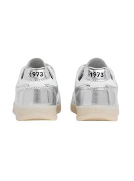 Sapatos Pepe Jeans Ball Sparkly metálicos para mulher