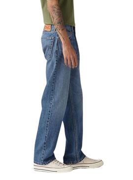 Calça jeans Levis 555 Relaxed azul para homem