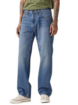 Calça jeans Levis 555 Relaxed azul para homem