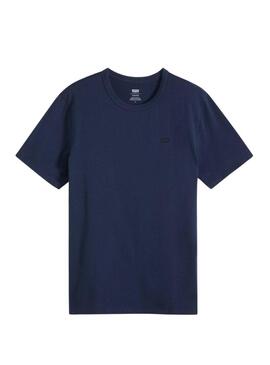 Camiseta Levis Original Tee azul marinho para homens.