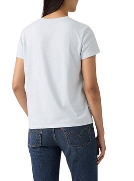 Camiseta Levis The Perfect Tee branca para mulher.