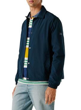 Jaqueta Pepe Jeans Sherman azul marinho para homem.