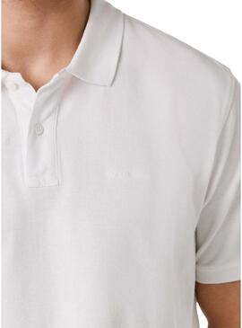 Camisa Pepe Jeans Oscar branca para homem.
