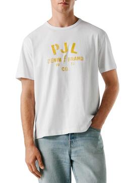 Camisa Pepe Jeans Gunner branca para homem