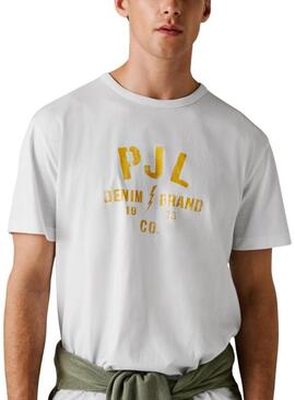 Camisa Pepe Jeans Gunner branca para homem