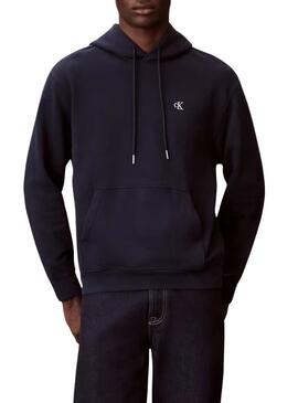 Moletom Calvin Klein Jeans Monograma azul marinho para homem