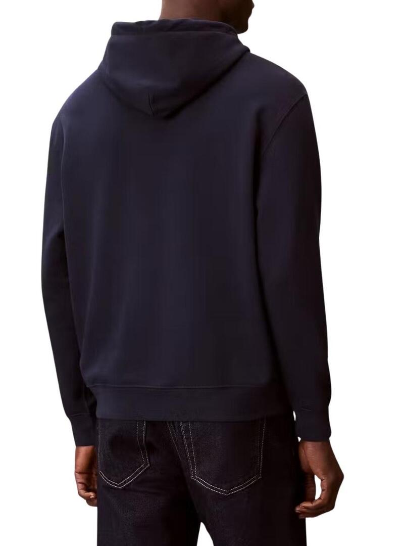 Moletom Calvin Klein Jeans Monograma azul marinho para homem