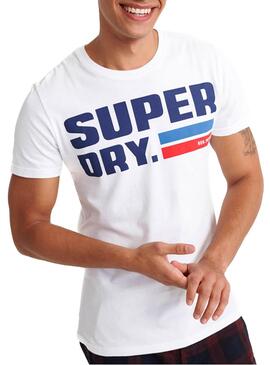 T-Shirt Superdry NYC Branco Homem