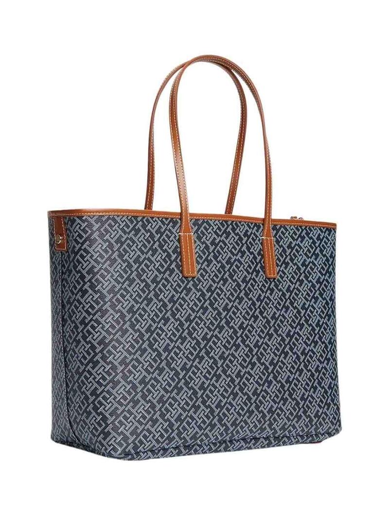 Bolsa Tommy Hilfiger Monoplay azul para mulher.