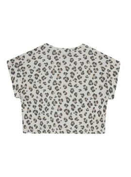 Camiseta Mayoral Animal Print para menina.