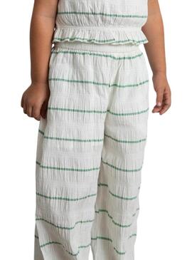 Conjunto Mayoral listrado menta para menina