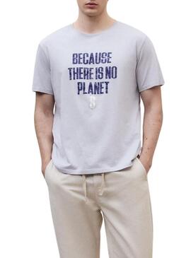 Camisa Ecoalf Min cinza para homem