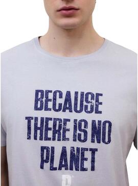 Camisa Ecoalf Min cinza para homem