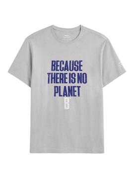 Camisa Ecoalf Min cinza para homem