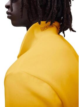 Camisa Polo Ecoalf Tedan amarelo para homem.