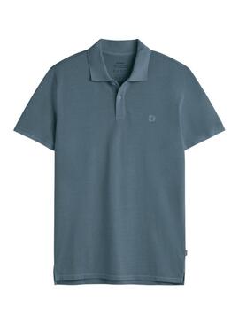 Polo Ecoalf Tedan verde para homem.