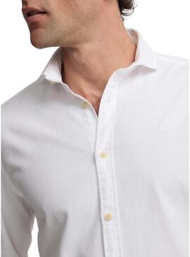 Camisa Silbon Sport branca para homem.