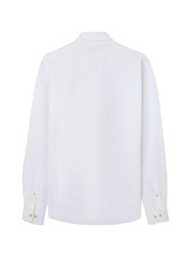 Camisa Silbon Sport branca para homem.