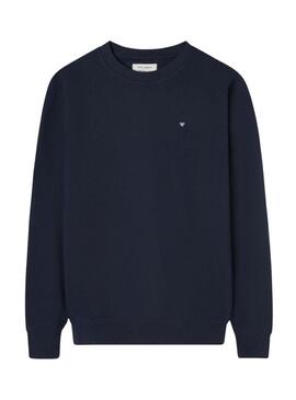 Moletom Silbon Club Saint Tropez azul marinho para homem.