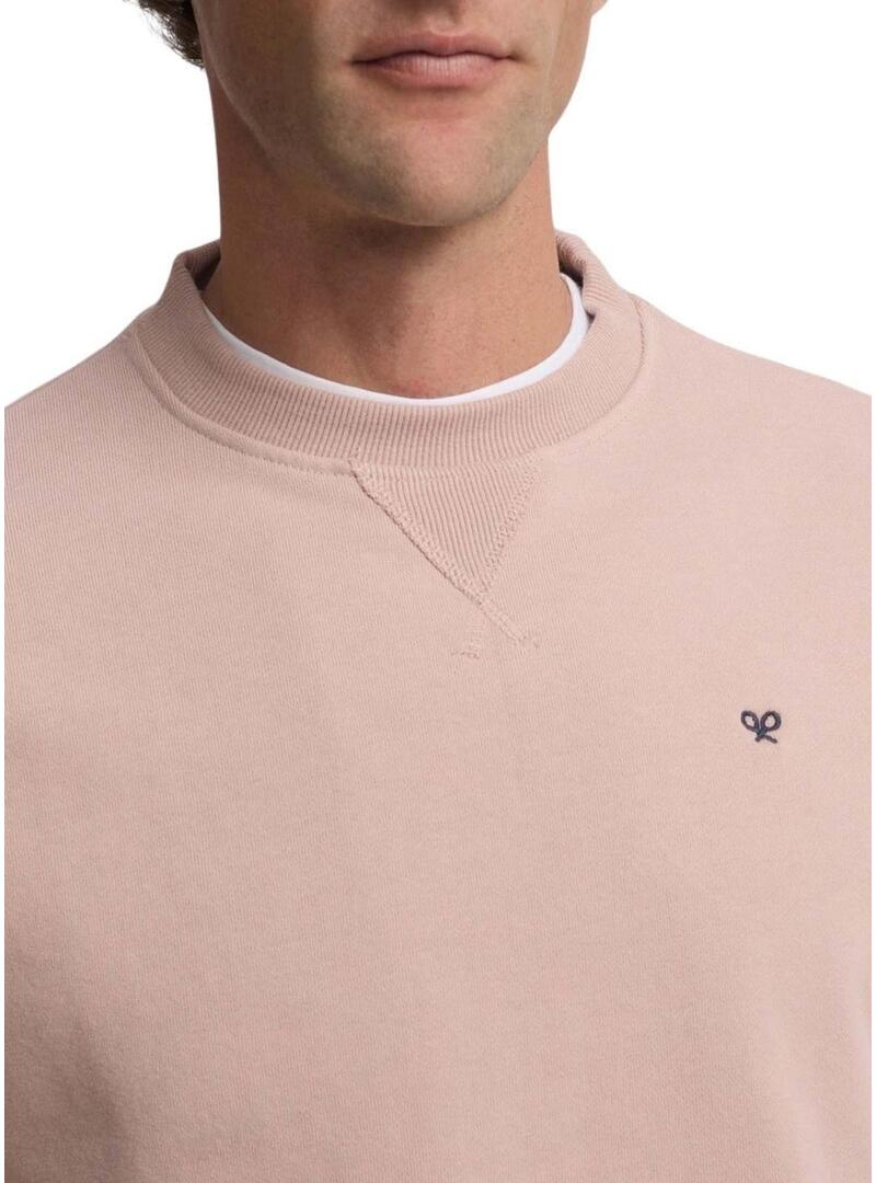 Moletom Silbon Minilogo rosa para homem.