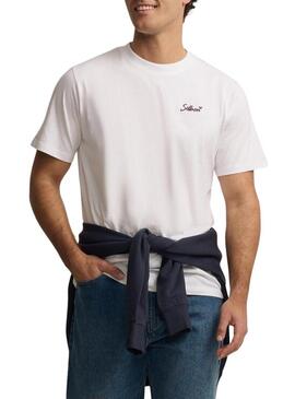 Camisa Silbon Saint Tropez branca para homens.