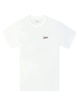 Camisa Silbon Saint Tropez branca para homens.