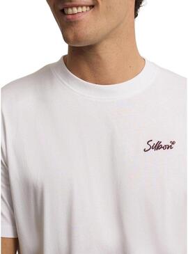 Camisa Silbon Saint Tropez branca para homens.