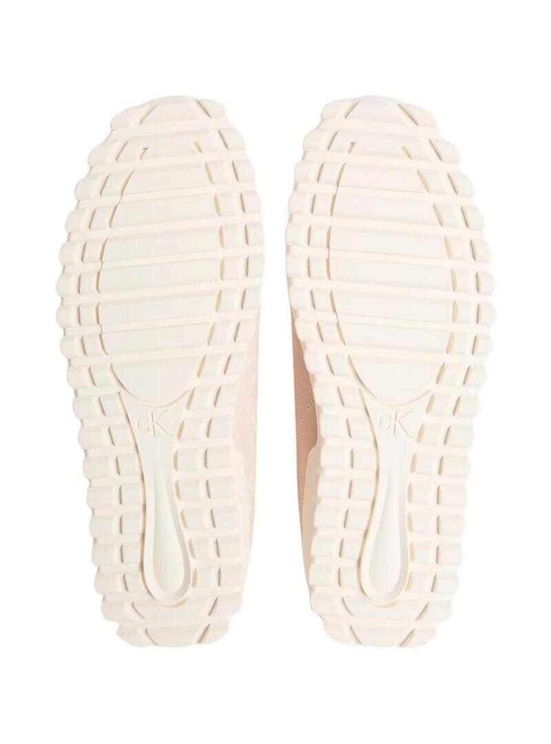 Sapatilhas Calvin Klein Jeans Laces rosa para mulher.