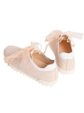 Sapatilhas Calvin Klein Jeans Laces rosa para mulher.