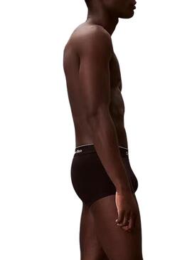 Pack de cuecas Calvin Klein Jeans boxer preto para homem.