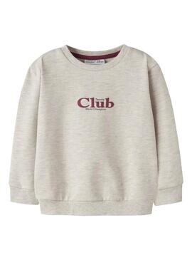 Moletom Name It tênis bege para menino.