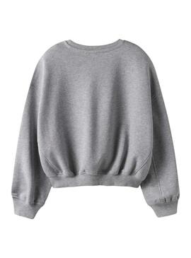 Moletom Name It Girls Club cinza para menina