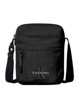 Bolsa transversal Calvin Klein Jeans Bold Reporter preta para homem