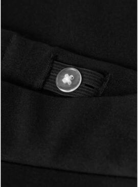 Calça preta da marca Name It com listra lateral para menina.