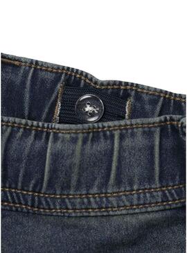 Calça Name It azul escuro para menino.