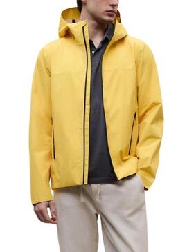 Jaqueta Ecoalf Darwin amarela para homem.