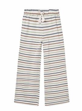 Calças listradas estampadas da Mayoral para menina.