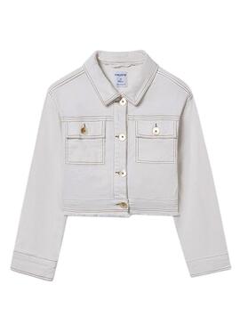 Jaqueta Mayoral curta e cru para menina.