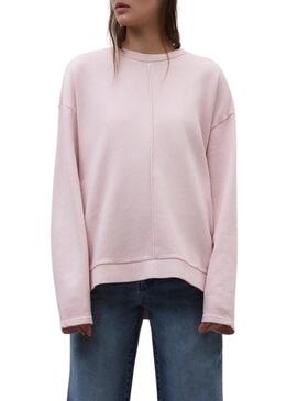 Moletom Ecoalf Ankara rosa para mulher.