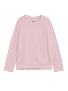 Moletom Ecoalf Ankara rosa para mulher.