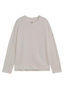 Moletom Ecoalf Ankara bege para mulher.