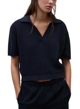 Camisola Ecoalf Anna azul marino para mulher