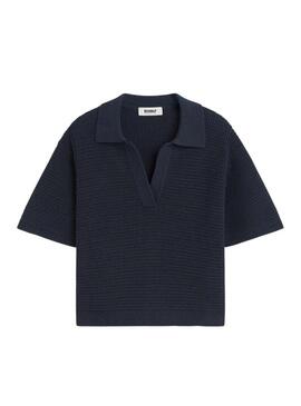 Camisola Ecoalf Anna azul marino para mulher