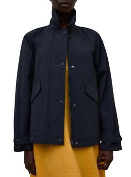 Jaqueta Ecoalf Major marinho para mulher