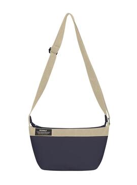 Bolsa Ecoalf tiracolo Areny azul marinho para mulher