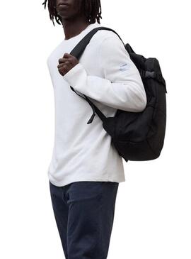 Camiseta Ecoalf manga longa Sustano branca para homem.