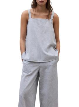 Top Ecoalf Aria listrado para mulher